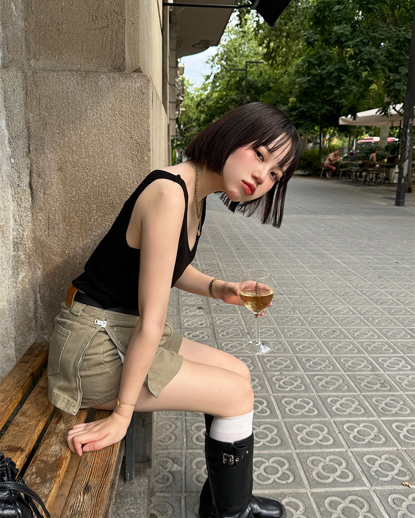 【美品】ファーライクノースリーブ　ニットトップス BEIGE ファーライクノースリーブニットトップス(506766348) | ア
