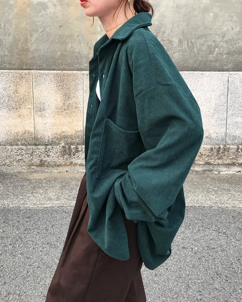 コーデュロイオーバーシャツジャケット | ファッション通販サイト NUGU