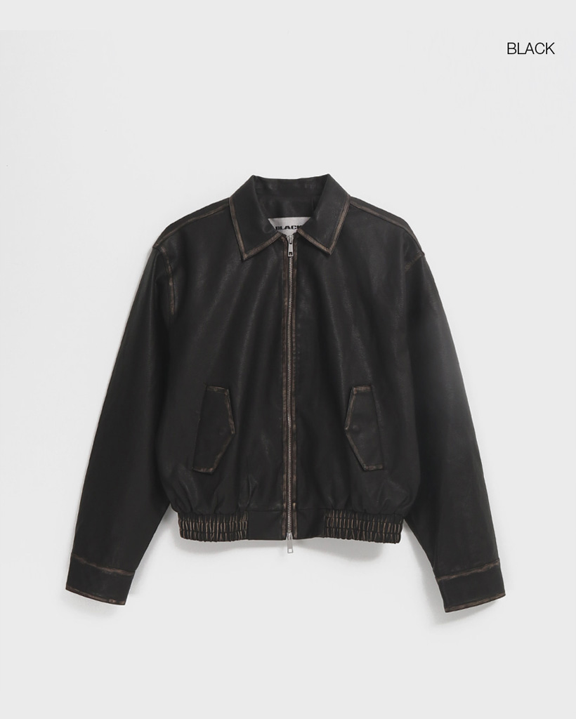 original] ヒベンヴィンテージレザージャンパー | ファッション通販