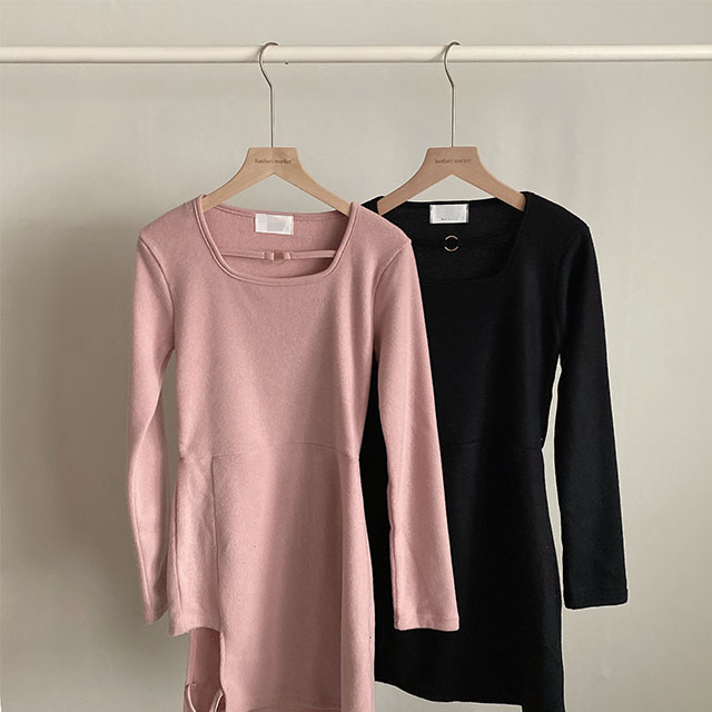 栗おこわ　PGG ピンク 長袖モックネック　サイズ1 長袖モックネックシャツ (WOMENS)