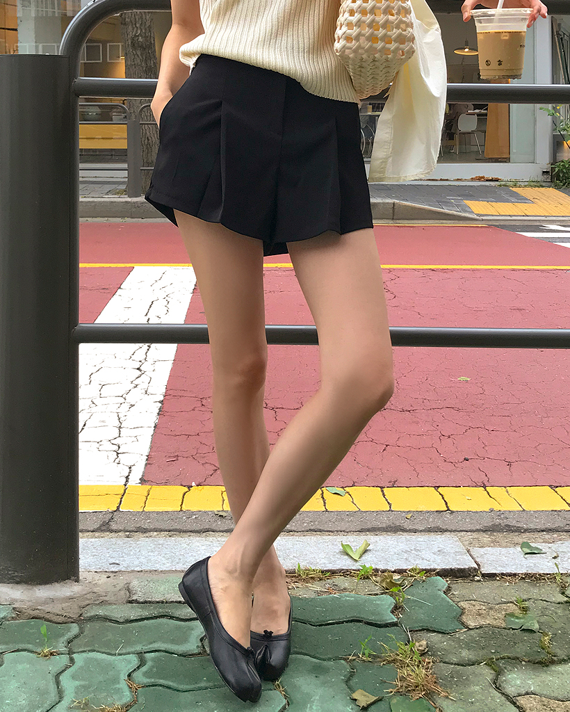 ブラックデニムウォッシンググランジミニスカート