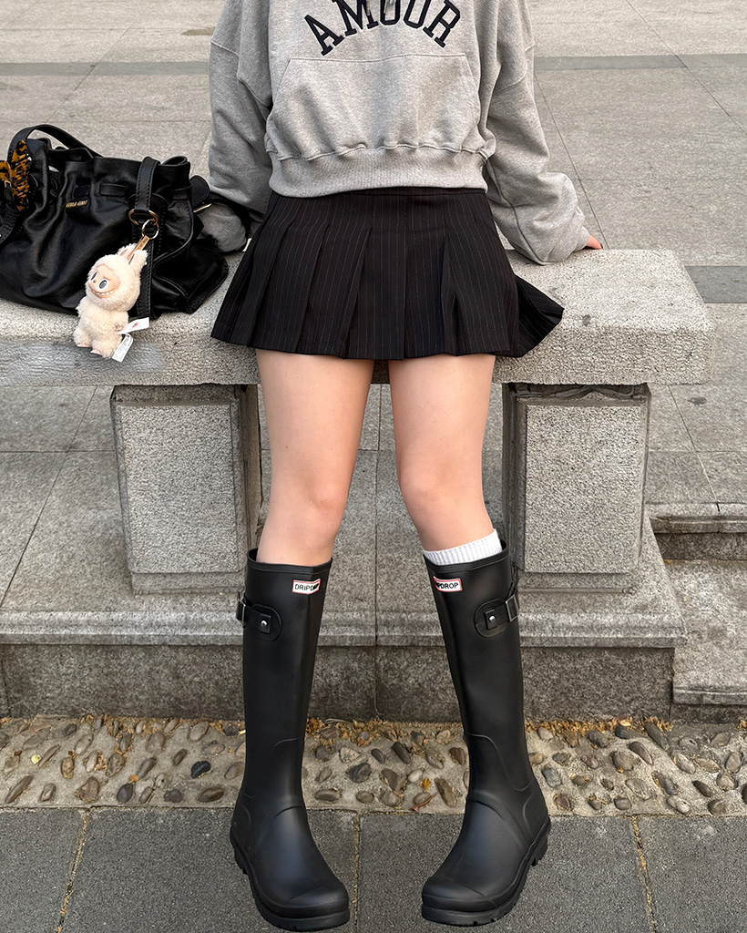 ピンストライププリーツミニスカート | ファッション通販サイト NUGU