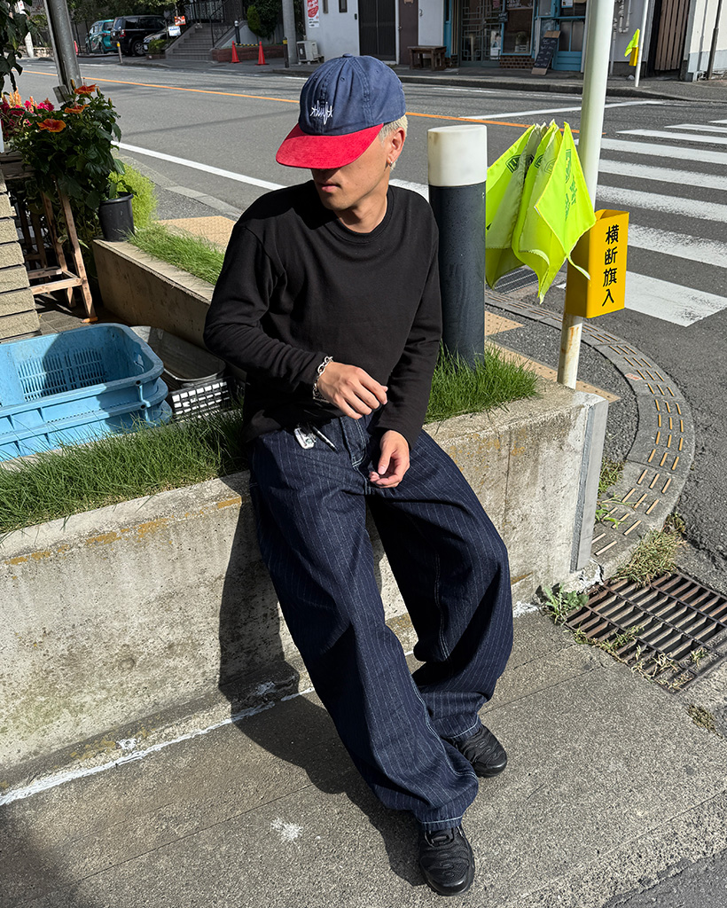 ストライプバルーンデニムパンツ | ファッション通販サイト NUGU