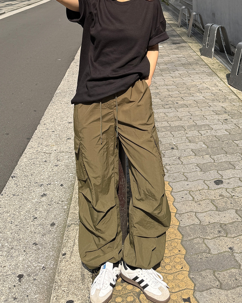 PRIDE ベージュ カーゴパンツ ナイロンカーゴパンツ | ファッション通販サイト NUGU