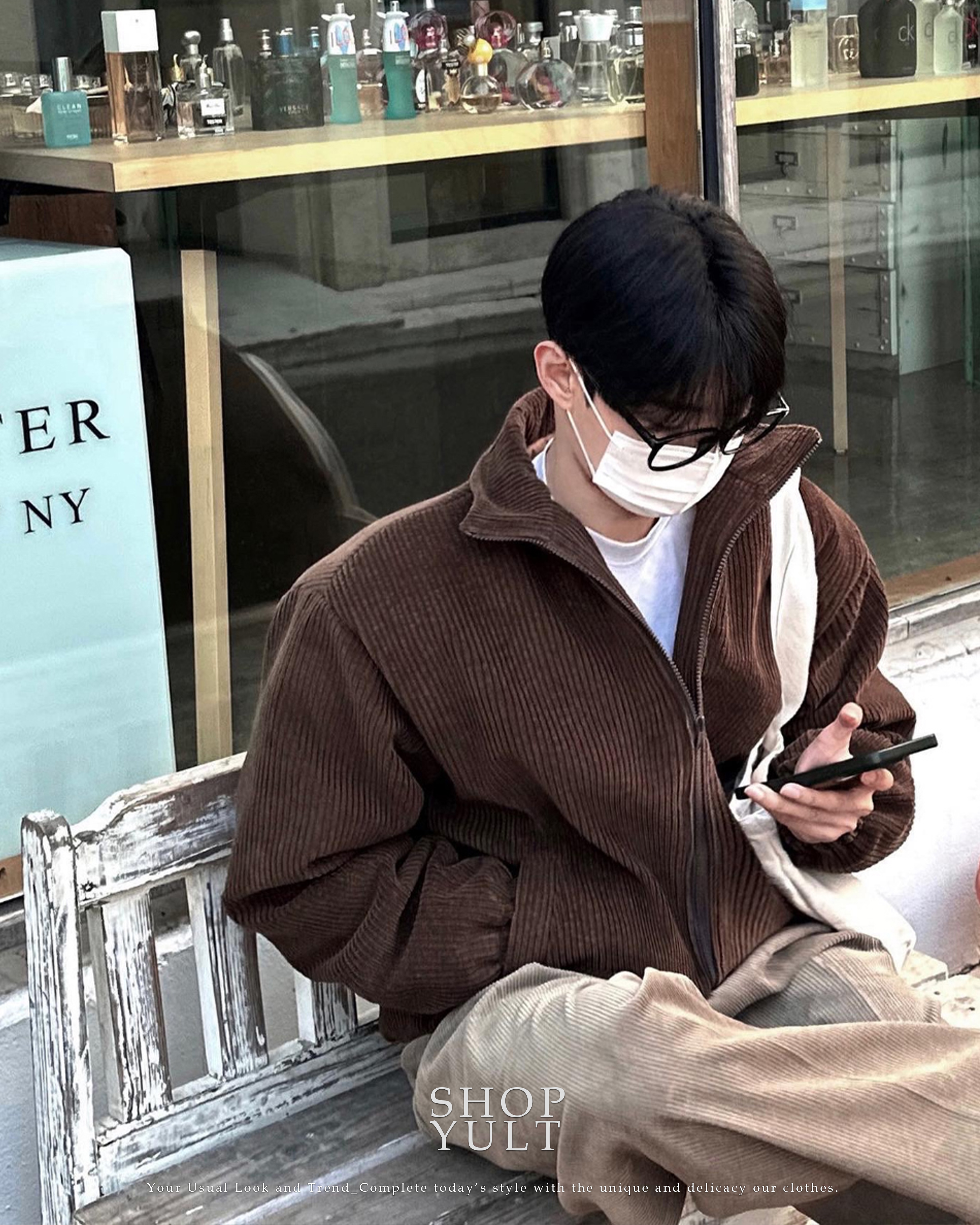 (2 color) コーデュロイ ブルゾン