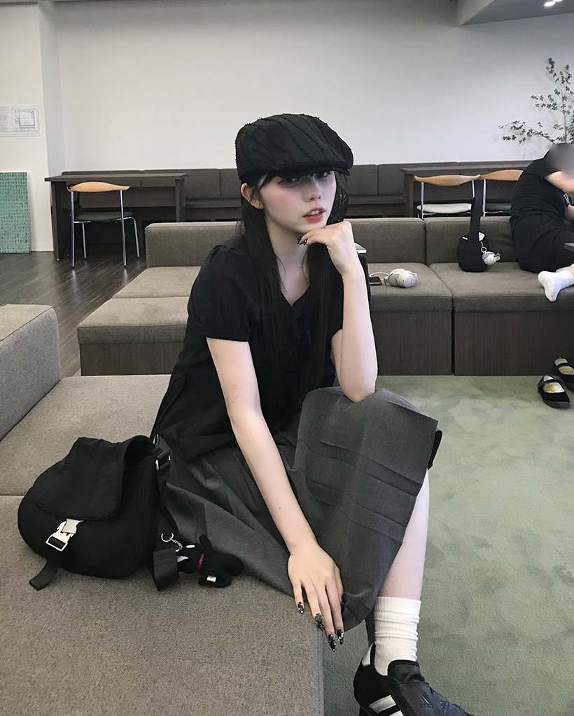 ベルトセットプリーツミディスカート | ファッション通販サイト NUGU