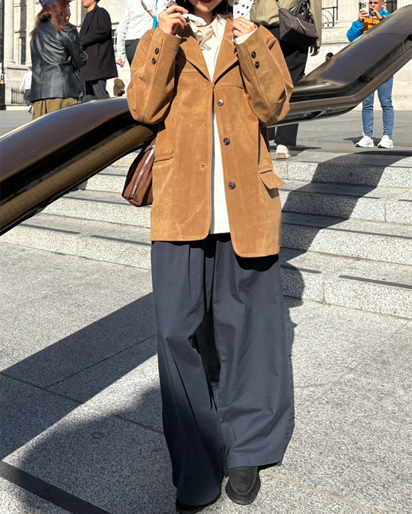 スチャンオーバーサイズスエードジャケット | ファッション通販サイト NUGU