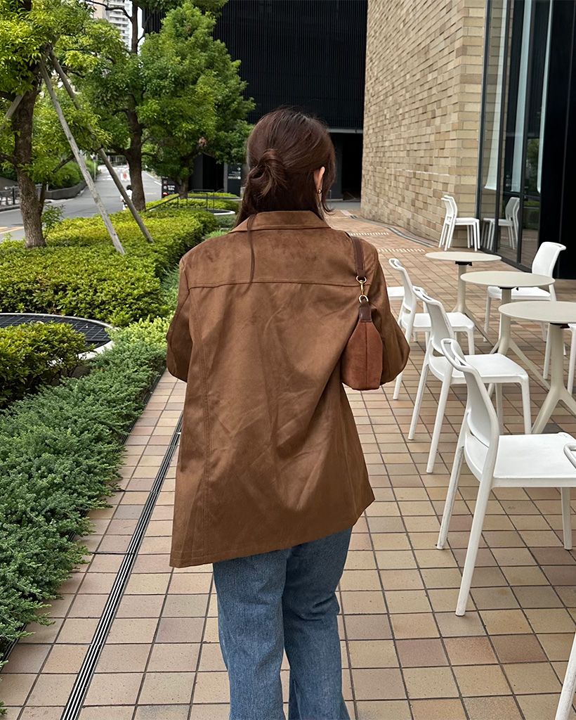 バストヨークスエードジャケット | ファッション通販サイト NUGU