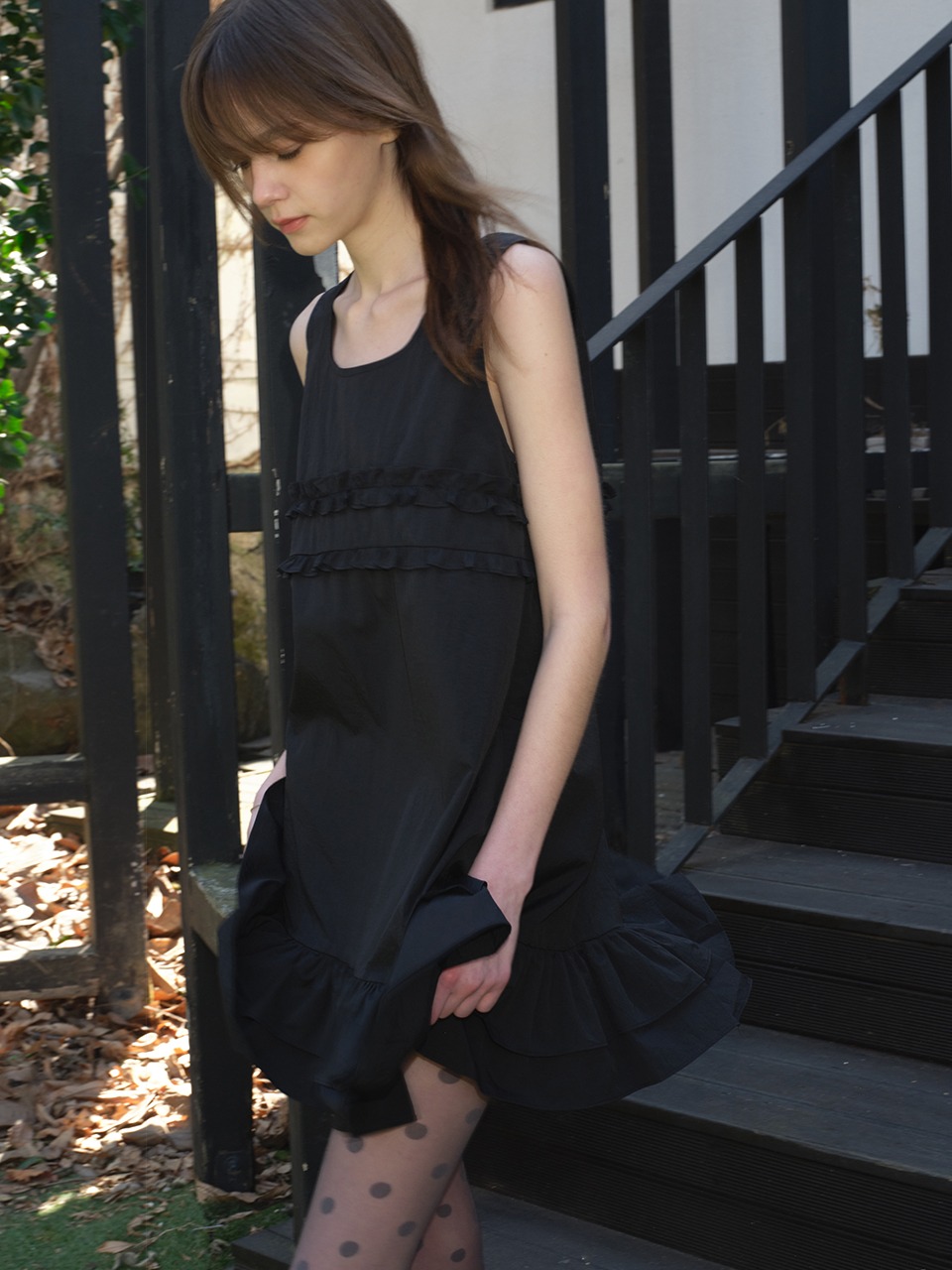 MARGARIN FINGERS ♥ LACE FRILL STRING BAG /追跡付 Margarin Fingers(マーガリンフィンガーズ) バックパック