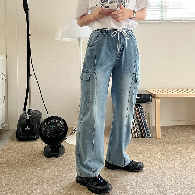 ELUVAデニムカーゴパンツ Pants collection – ELUVA