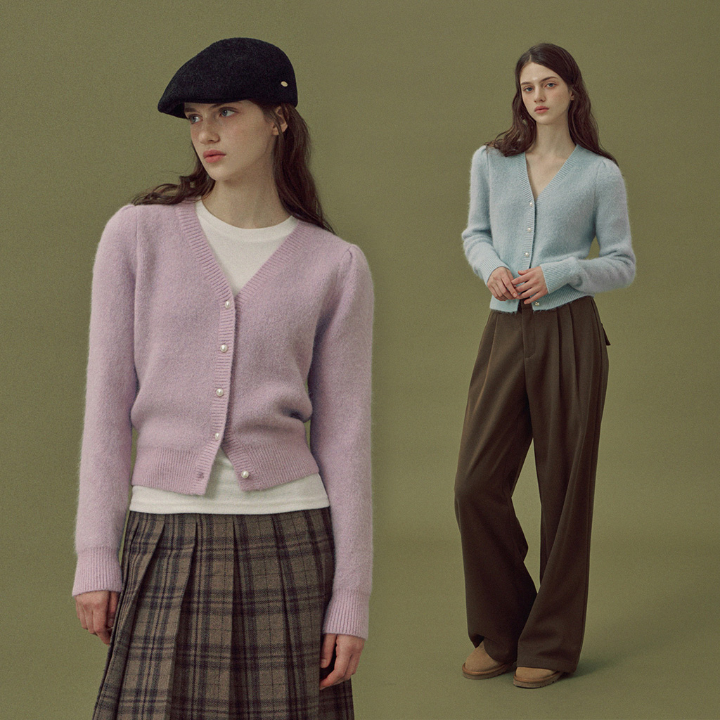 [Influencer pick] Sweetie Angora Knit Cardigan