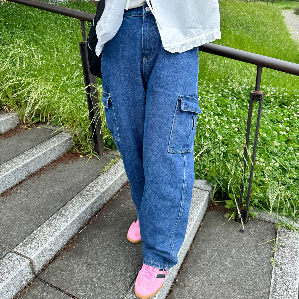 カーゴデニムパンツ DIESEL｜ライトデニムカーゴジョガーパンツ