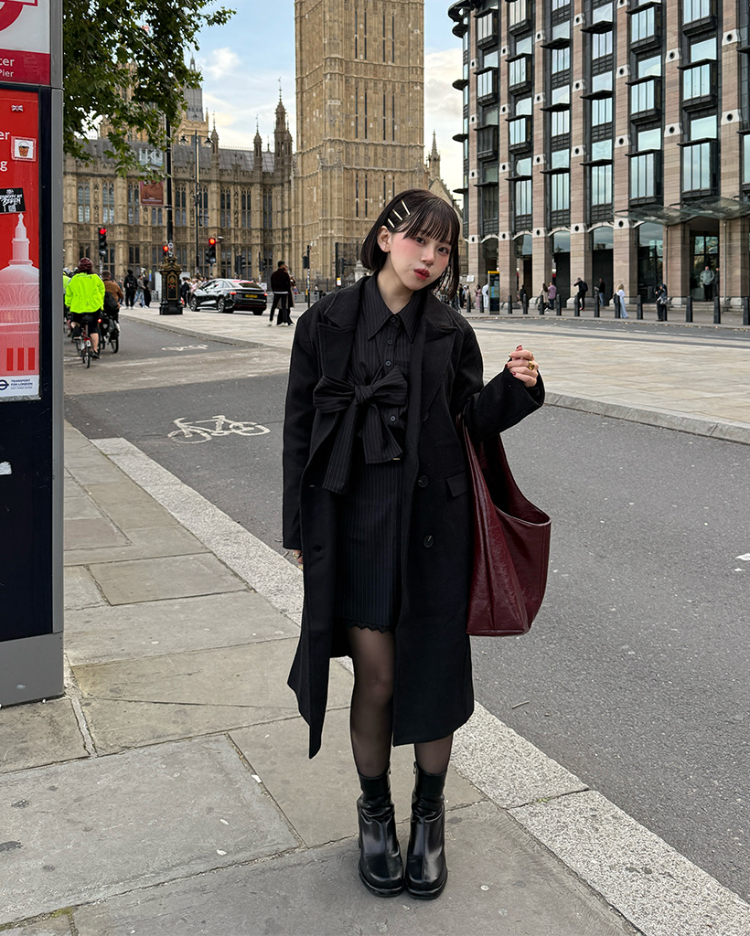 ダブルブレストロングコート | ファッション通販サイト NUGU