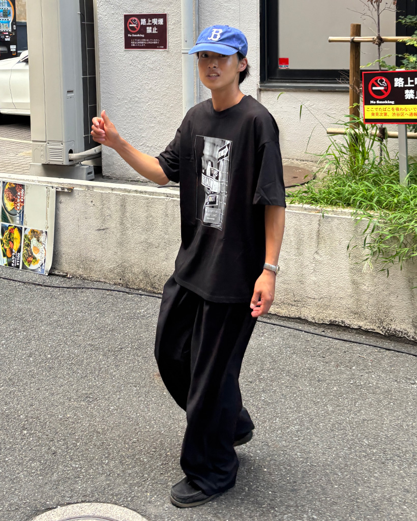 ユニセックス）ダブルピンタック バルーンスラックス