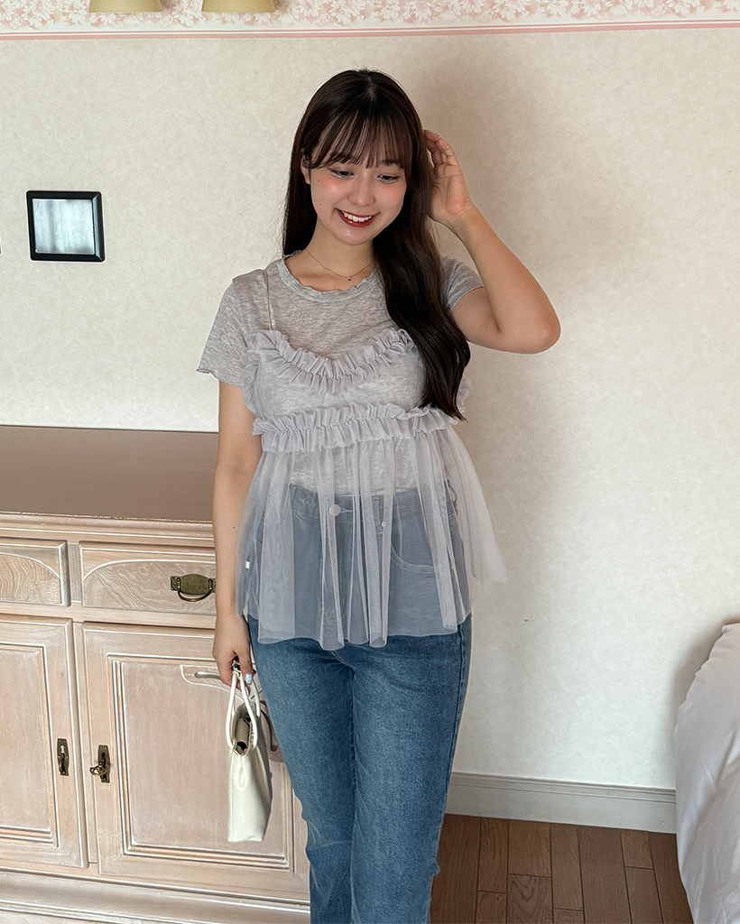 シアレース半袖セット | ファッション通販サイト NUGU