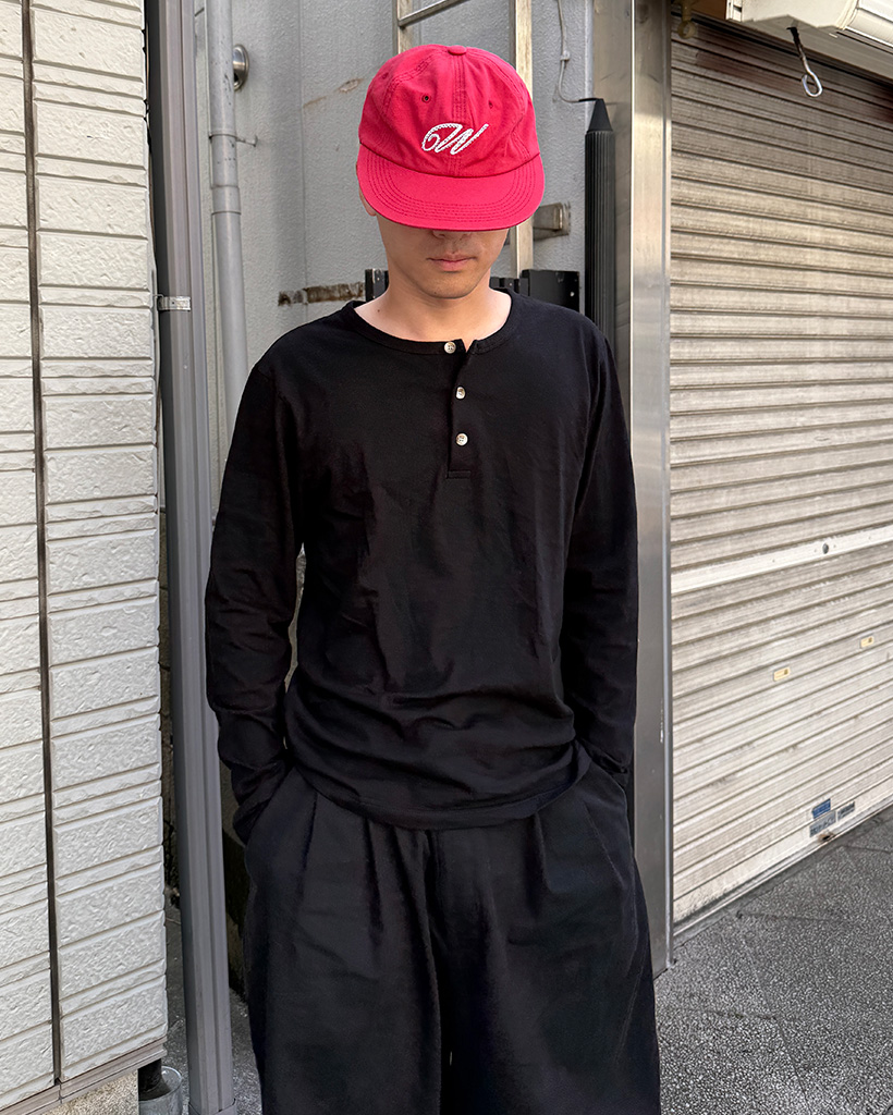 (古着)00s basic Edition ヘンリーネックロンT カットソー 2色展開】 ヘンリーネック Tシャツ – 古着屋Top of the Hillの