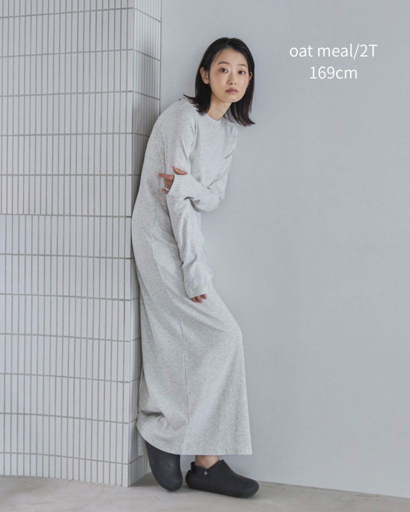 TALL/2Tサイズあり】カットリブロングワンピース | ファッション通販