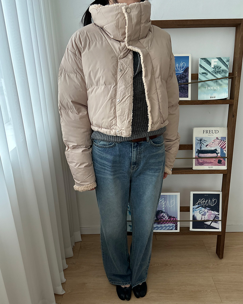 リバーシブルボアジャケット リバーシブルボアジャケット