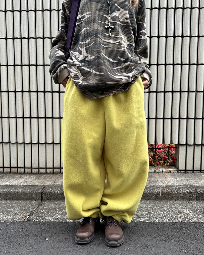 （ユニセックス）ベルトループフリースジョガーパンツ