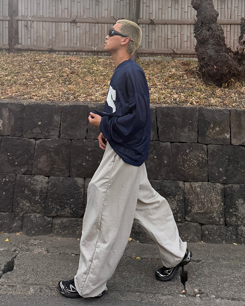 ナンバリングメッシュフットボールシャツ | ファッション通販サイト NUGU