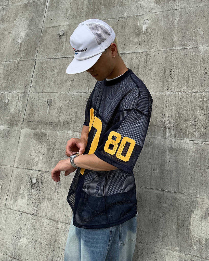 ナンバーメッシュ半袖Tシャツ | ファッション通販サイト NUGU