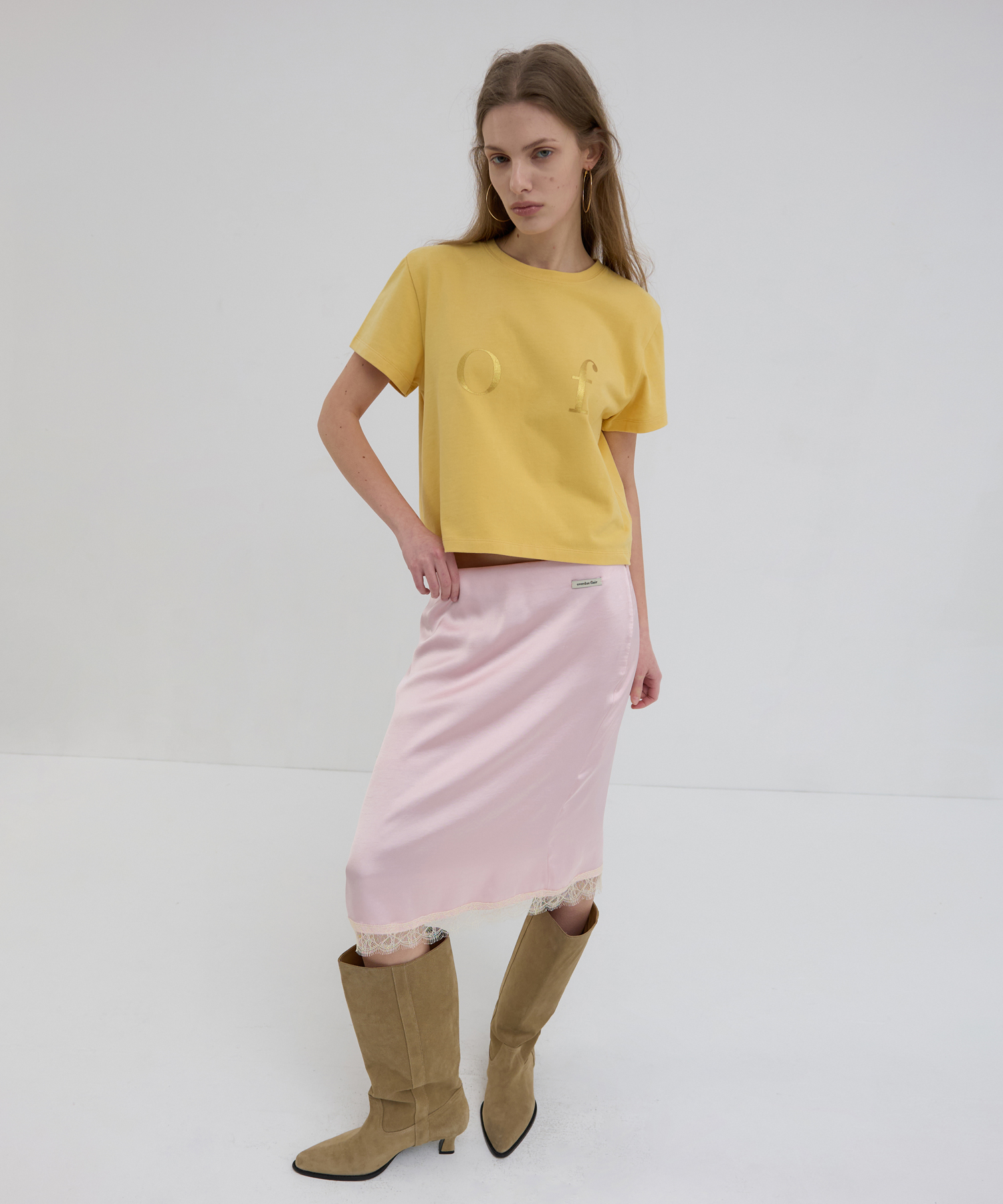 OF LOGO T-SHIRT_YELLOW