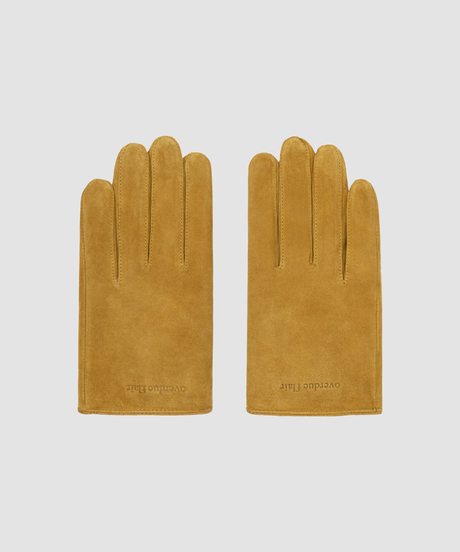 【購入特典】OVERDUE LAMBSKIN SUEDE GLOVES_CAMEL