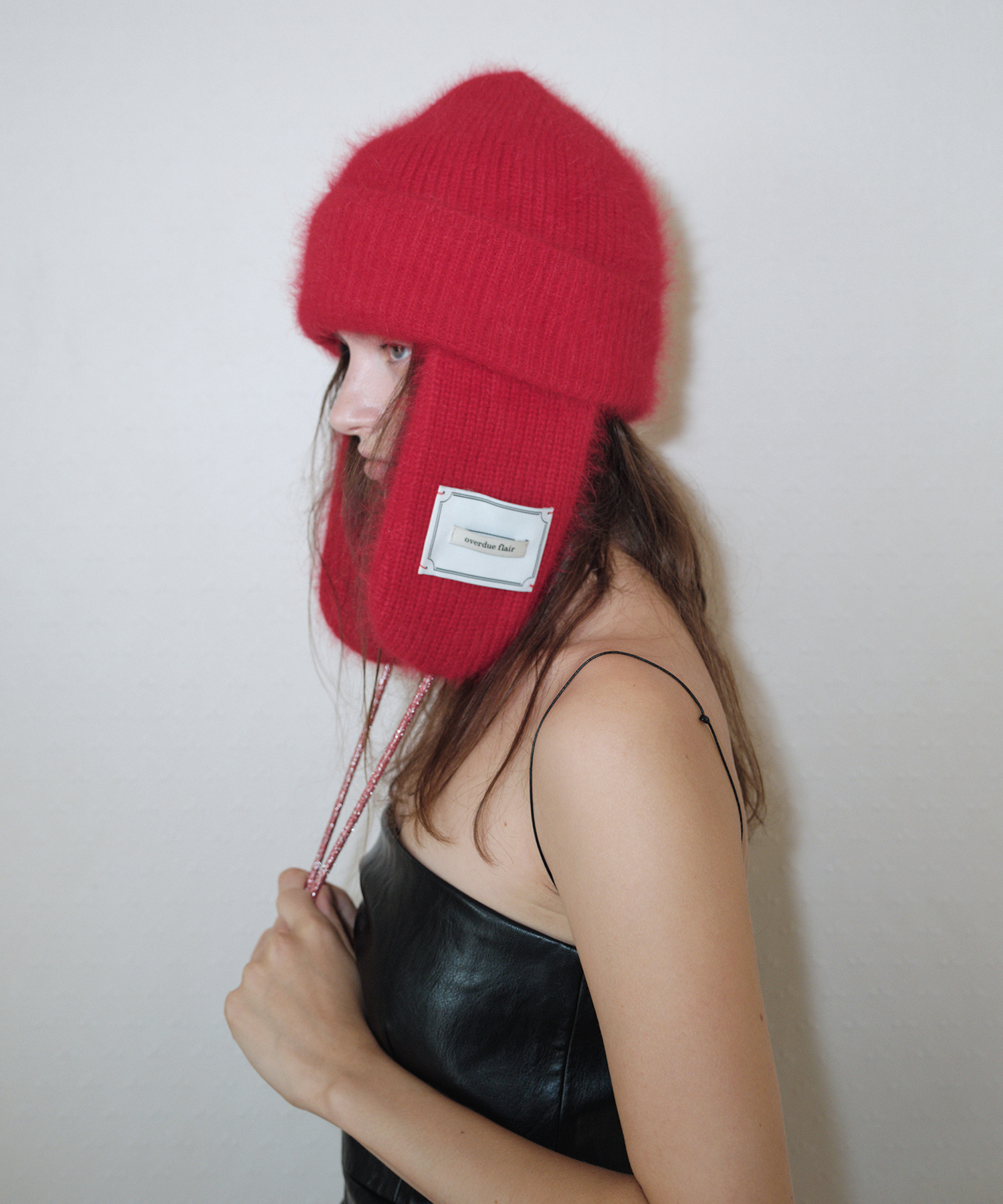 【購入特典】ANGORA EAR MUFF CAP_CHERRY RED