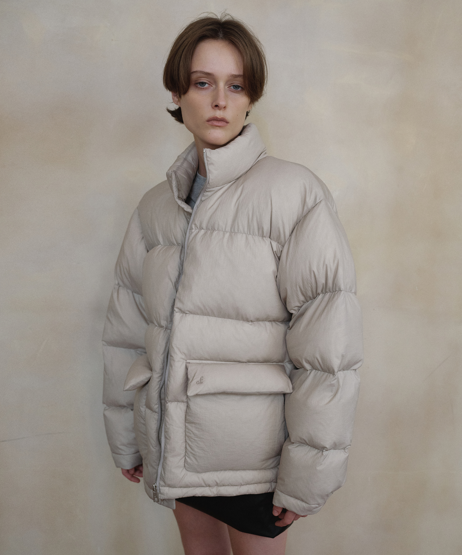 【購入特典】SHEER QUILTED DOWN JUMPER_LIGHT BEIGE