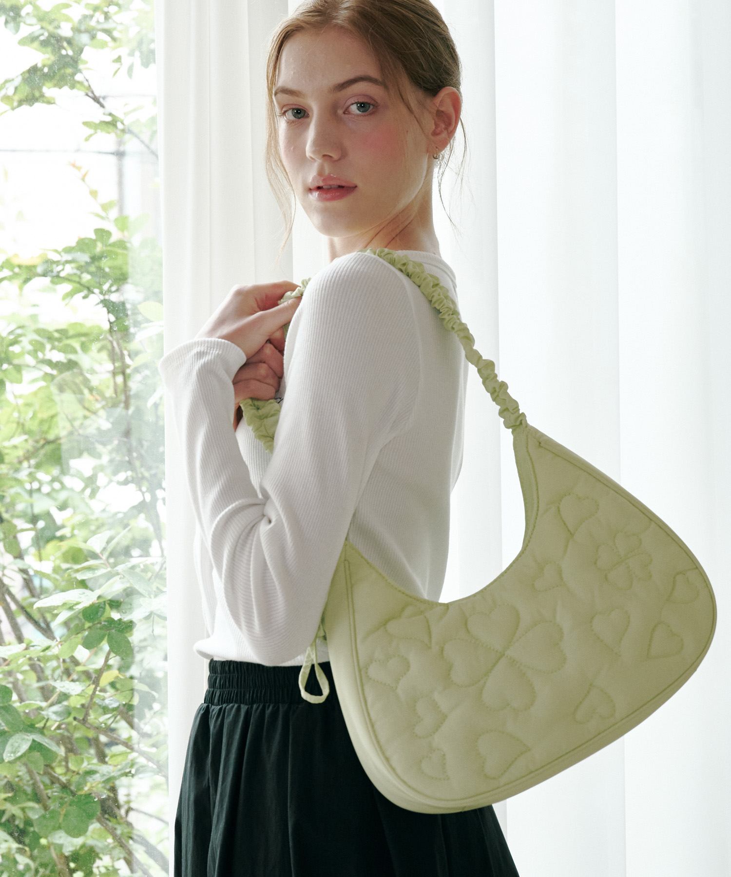 [HAST] Clovy Shoulder Bag 452511001 (Green)