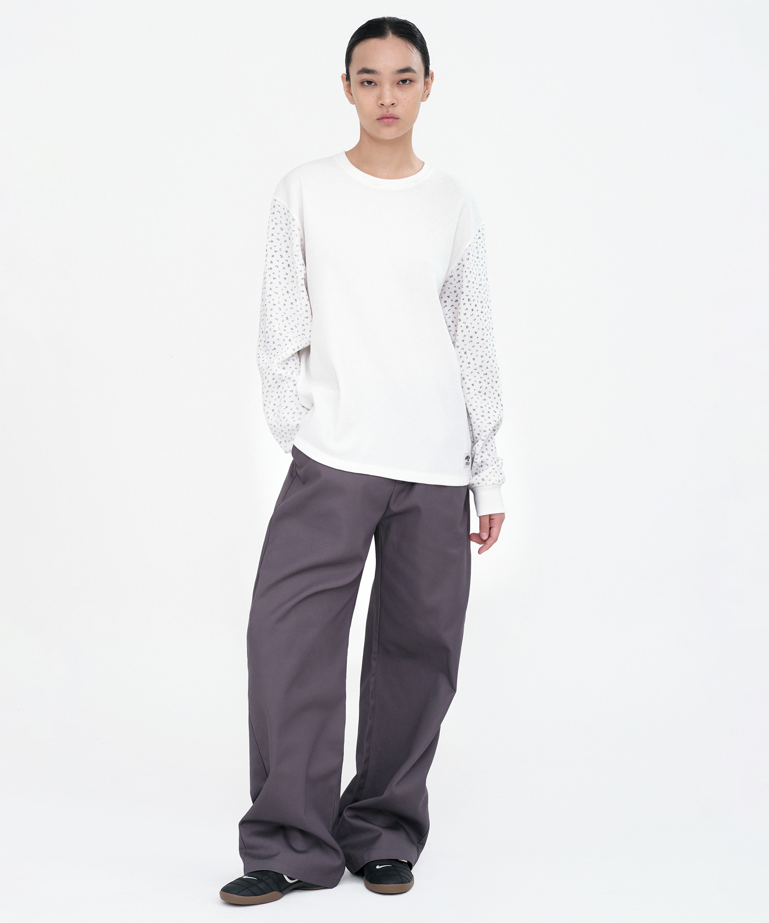 Buckle Strap Pocket Pants [Gray]