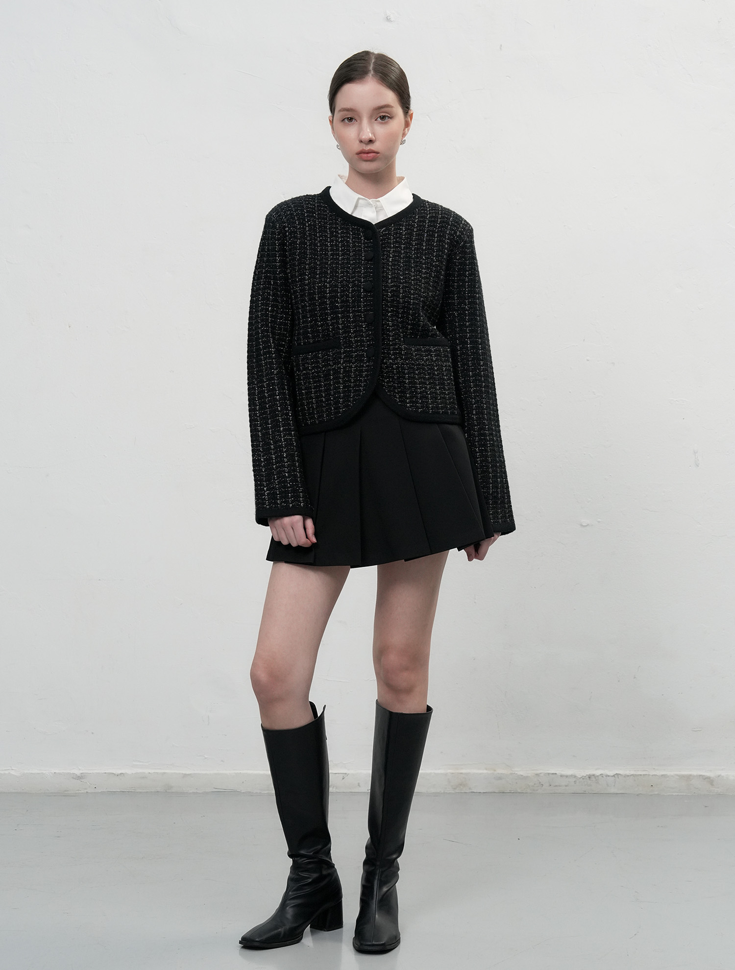 new classic tweed jacket