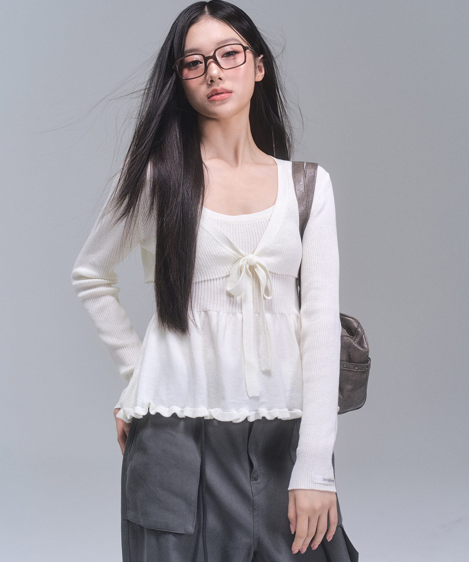 デイジーフリルニットカーディガンセット[IVORY] | ファッション通販