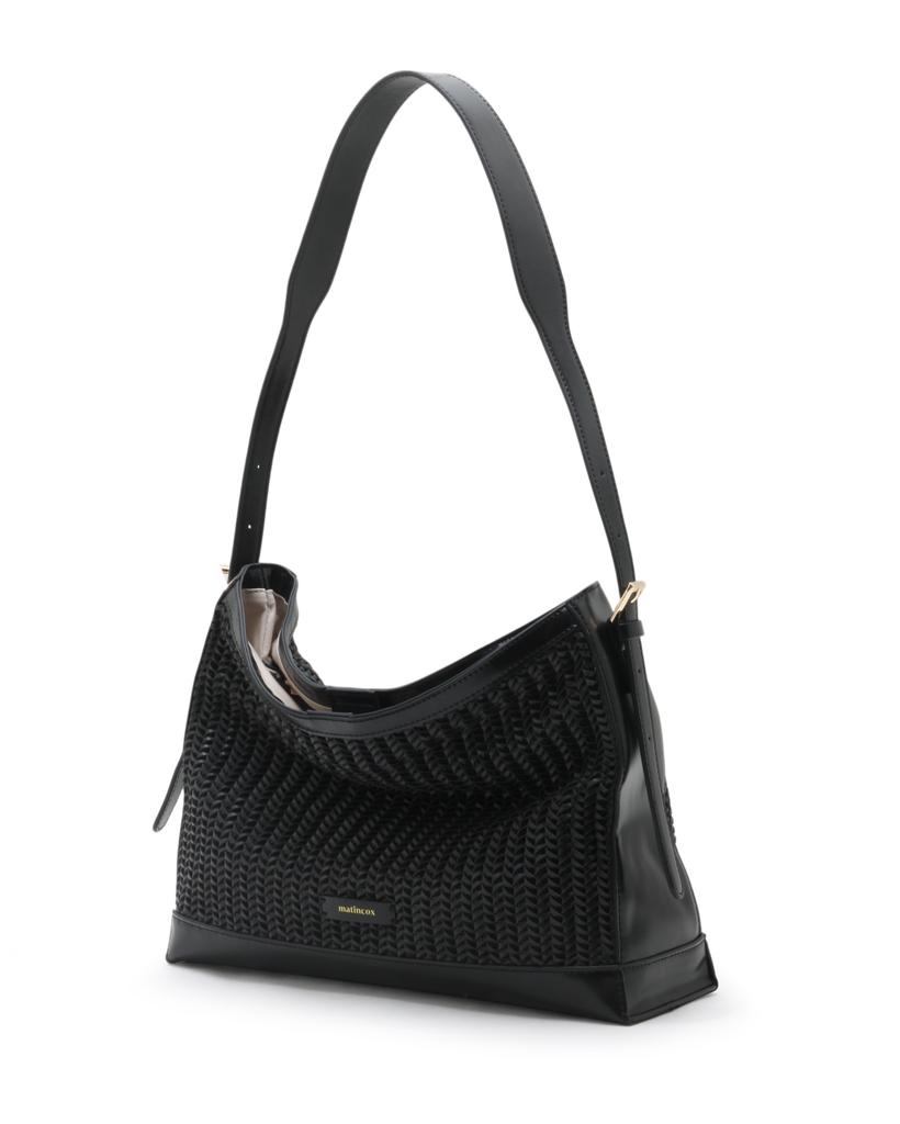 韓国商品/KHIHO アイレット ディテールバッグ KHIHO | EYELET-DETAIL BAG • BLACK 4차 리오더 진행 중인 기호