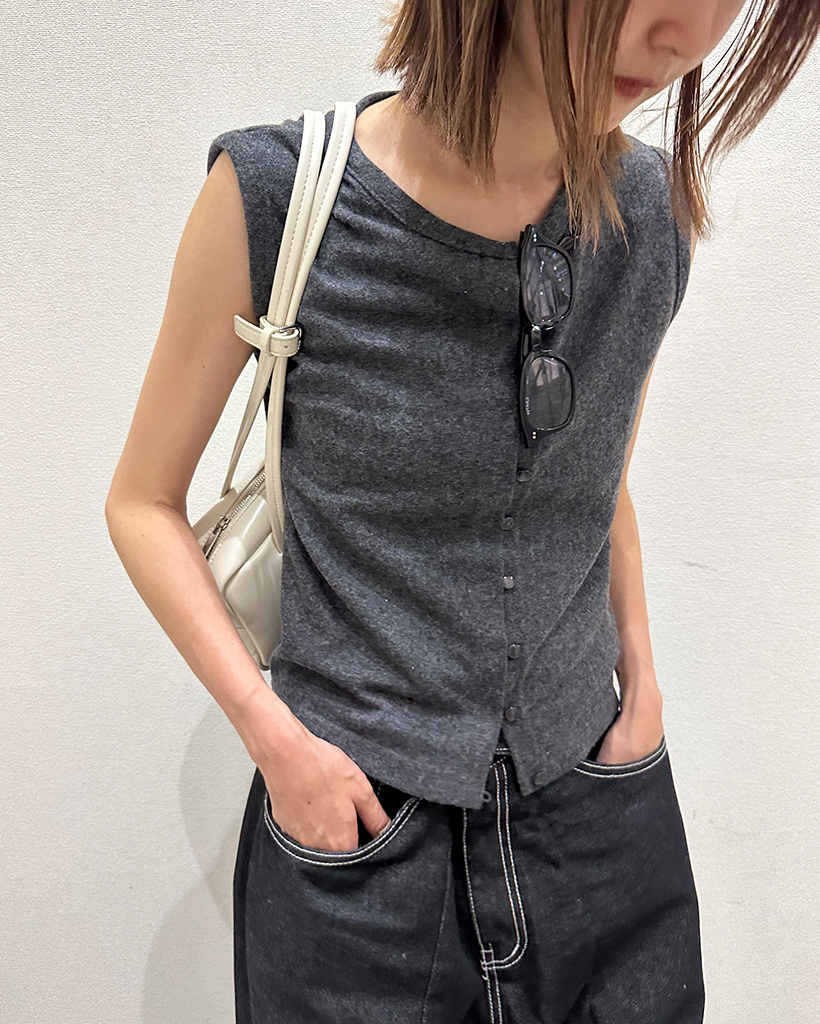まんまる【美品】TANタン ウエストニットパーツ ベルト 岡本夏美さんが纏う、Munsingwear。 2023 FALL/WINTER