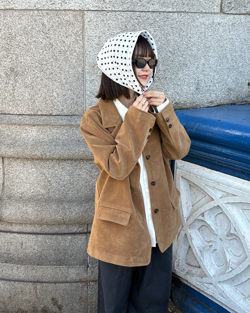 【美品】D&G ベージュ スエードジャケット スチャンオーバーサイズスエードジャケット | ファッション通販サイト NUGU