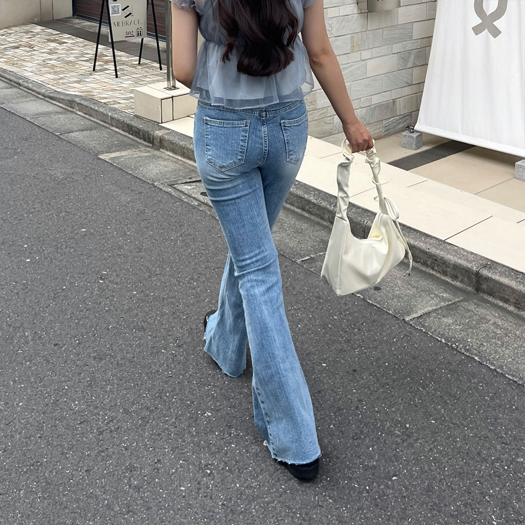 フレアフィットデニムパンツ | ファッション通販サイト NUGU
