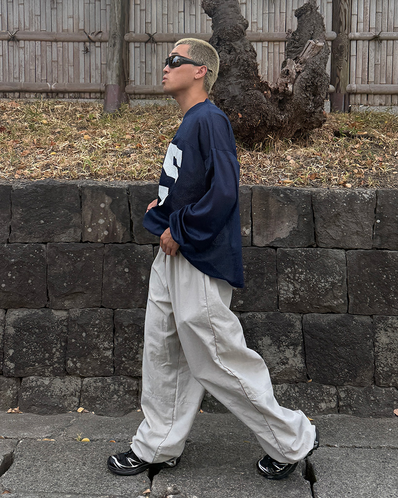 ナンバリングメッシュフットボールシャツ | ファッション通販サイト NUGU