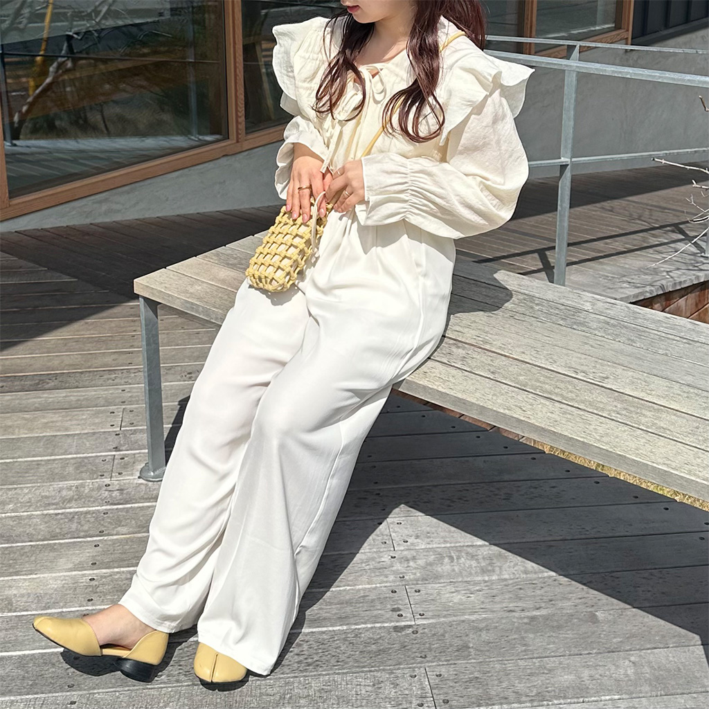 フリルリボンブラウス | ファッション通販サイト NUGU