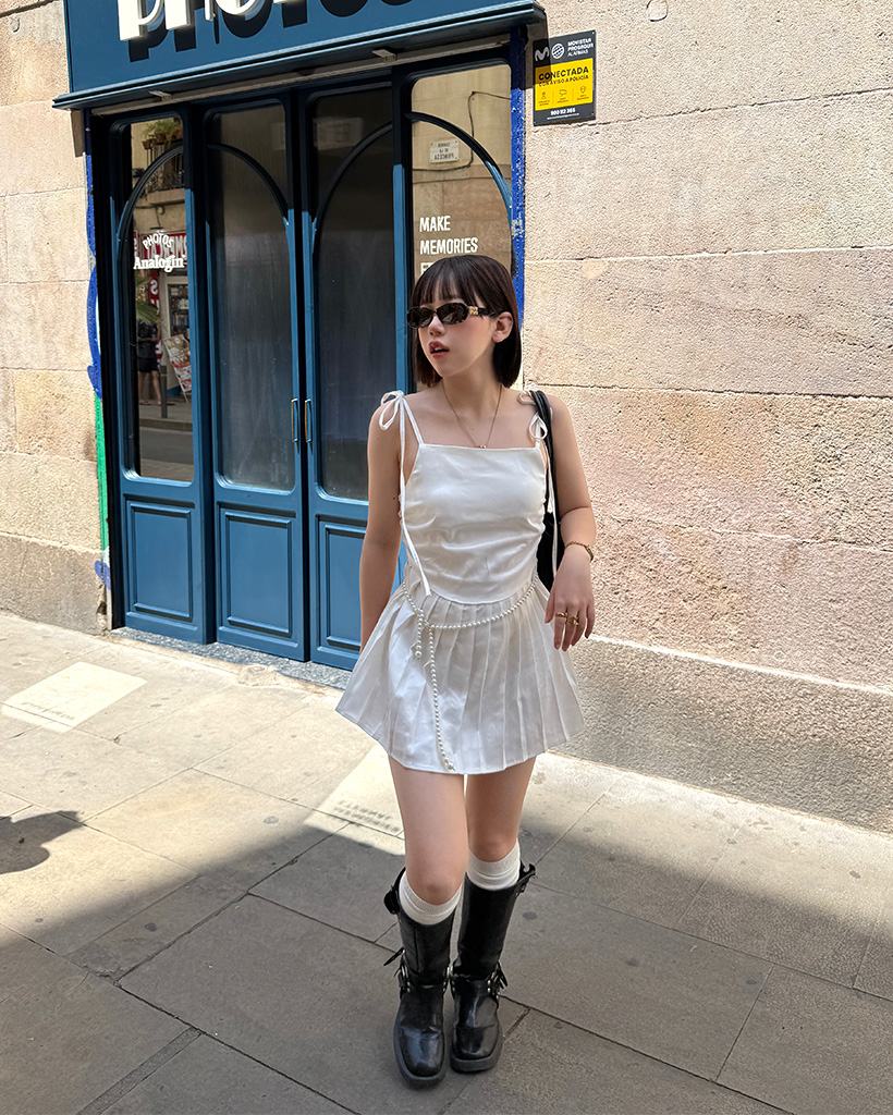 MAJE(マージュ) プリーツ入り サテン ミニワンピース マージュ（MAJE） | 最大70%OFF | THE OUTNET (アウトネット)