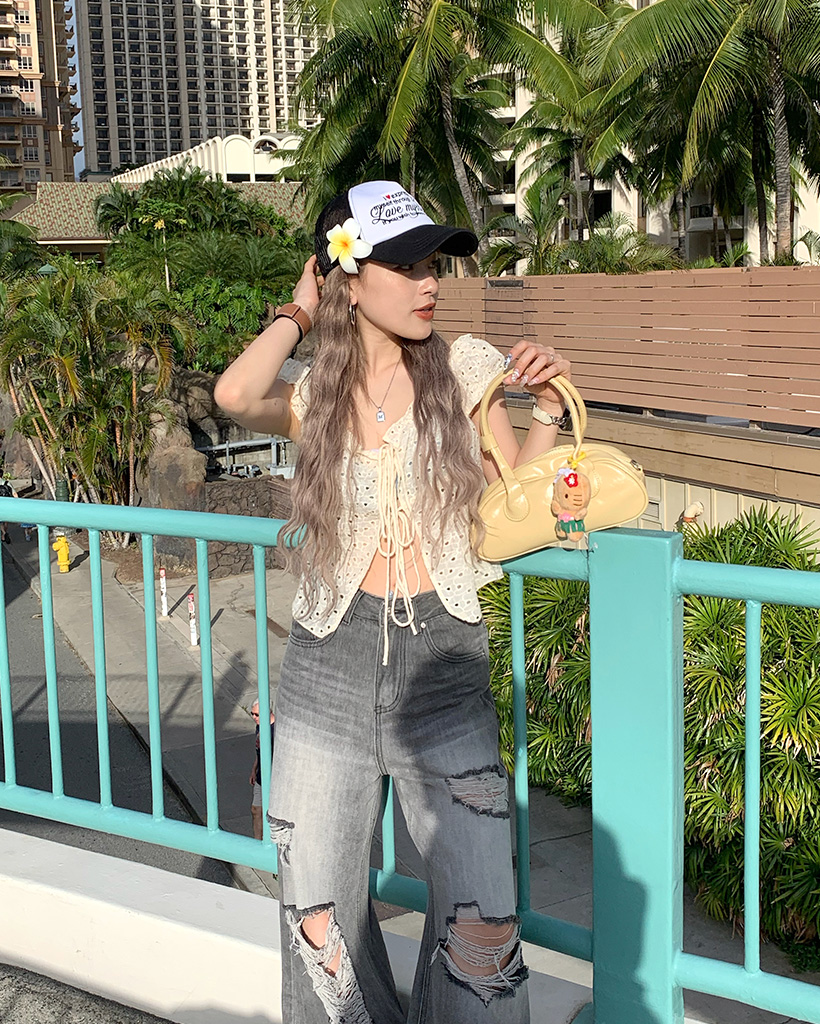 LOOSEフィット タッパー M/L グレー/パープル LOOSEフィット