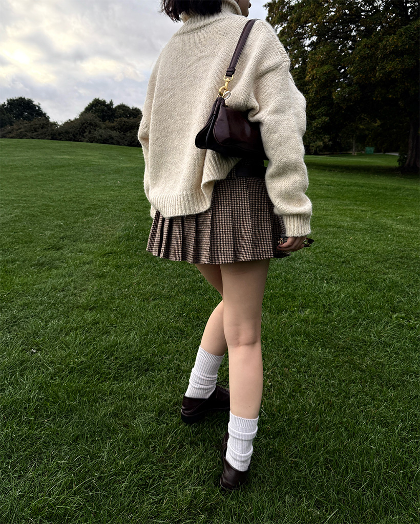 チェックプリーツマイクロミニスカート | ファッション通販サイト NUGU