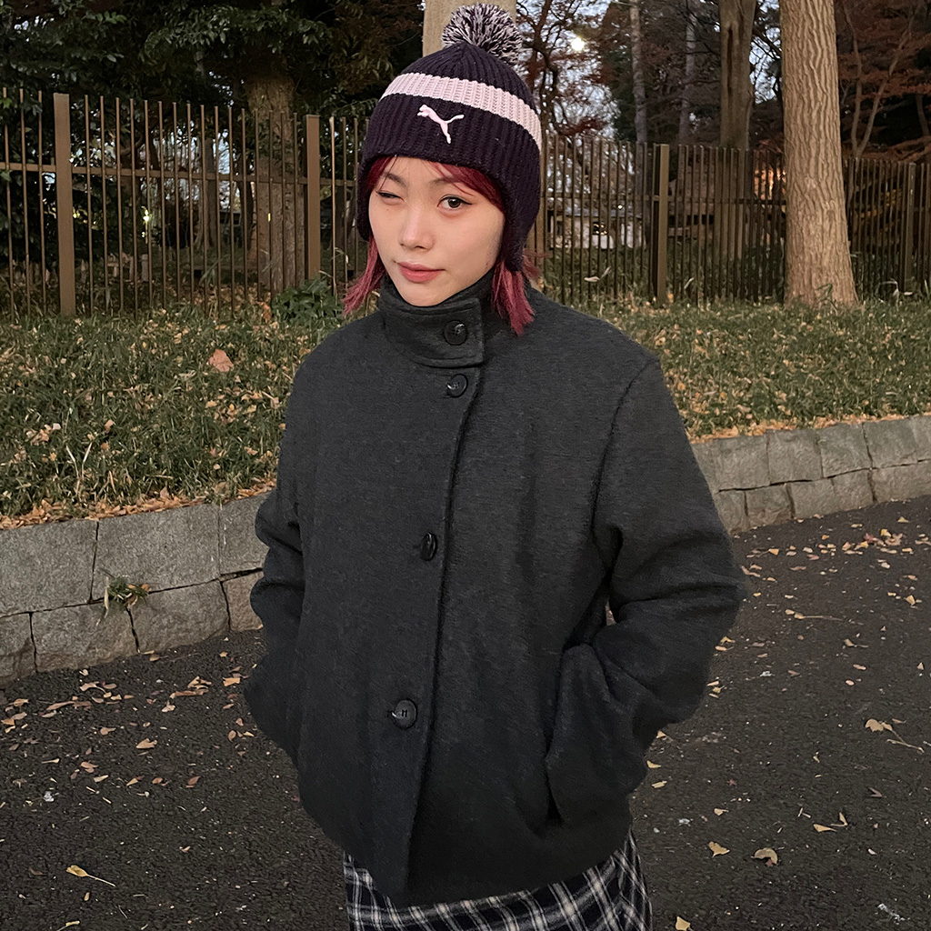 ハイネックショートコート | ファッション通販サイト NUGU