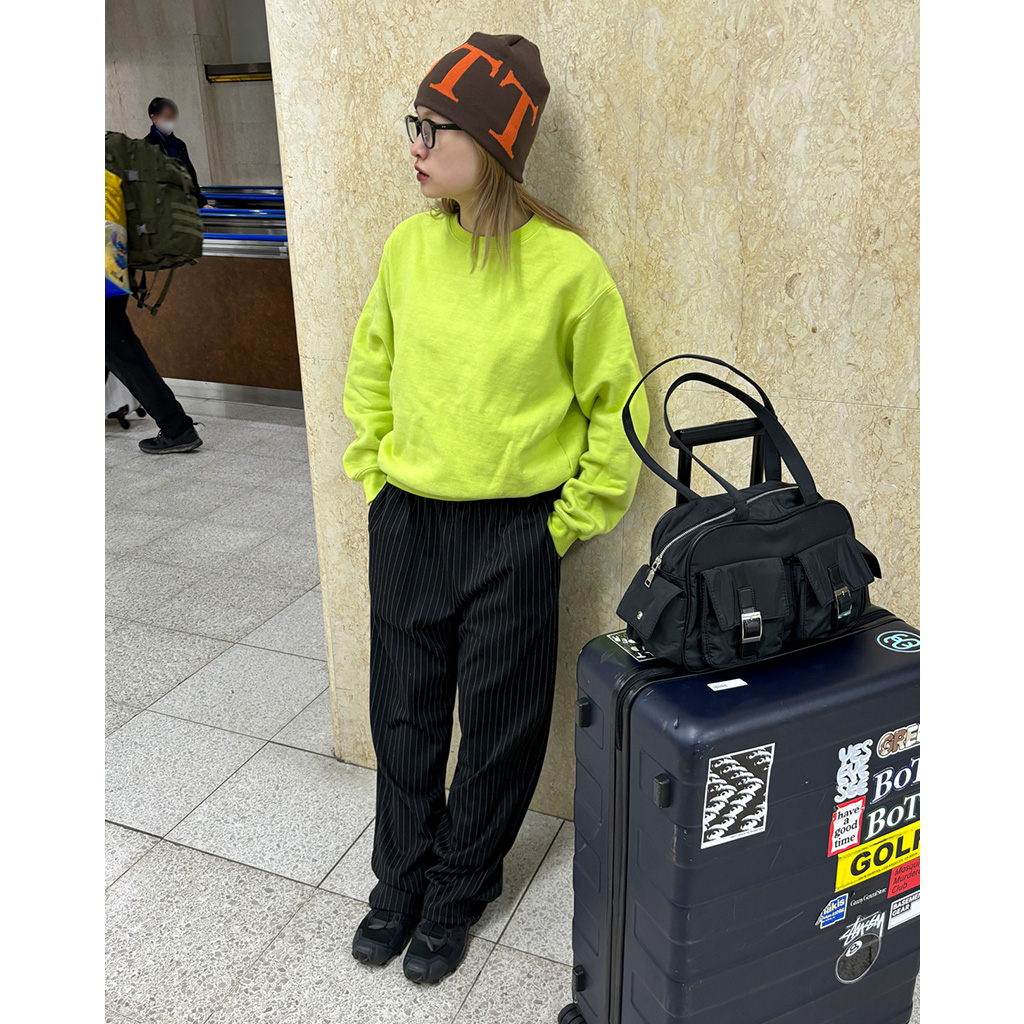 ストライプゴムワイドパンツ | ファッション通販サイト NUGU