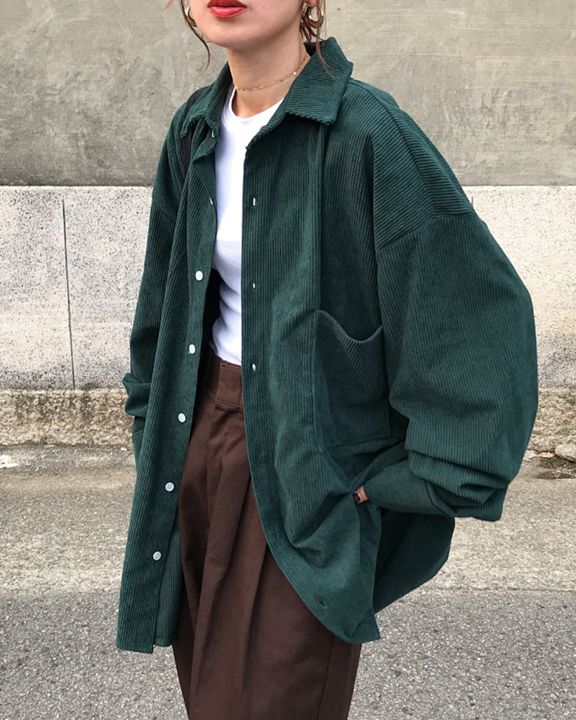 Gianneto BEAMS ALPHA コーデュロイオーバーシャツジャケット コーデュロイオーバーシャツジャケット | ファッション通販サイト NUGU