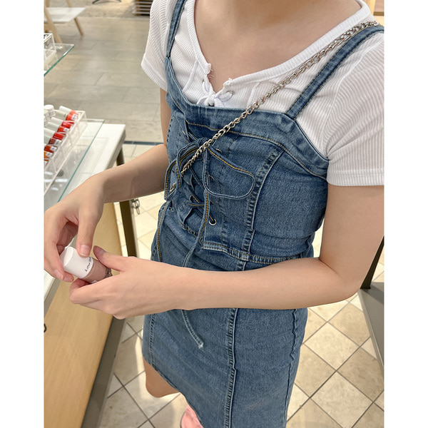 コルセットデニムワンピース | ファッション通販サイト NUGU