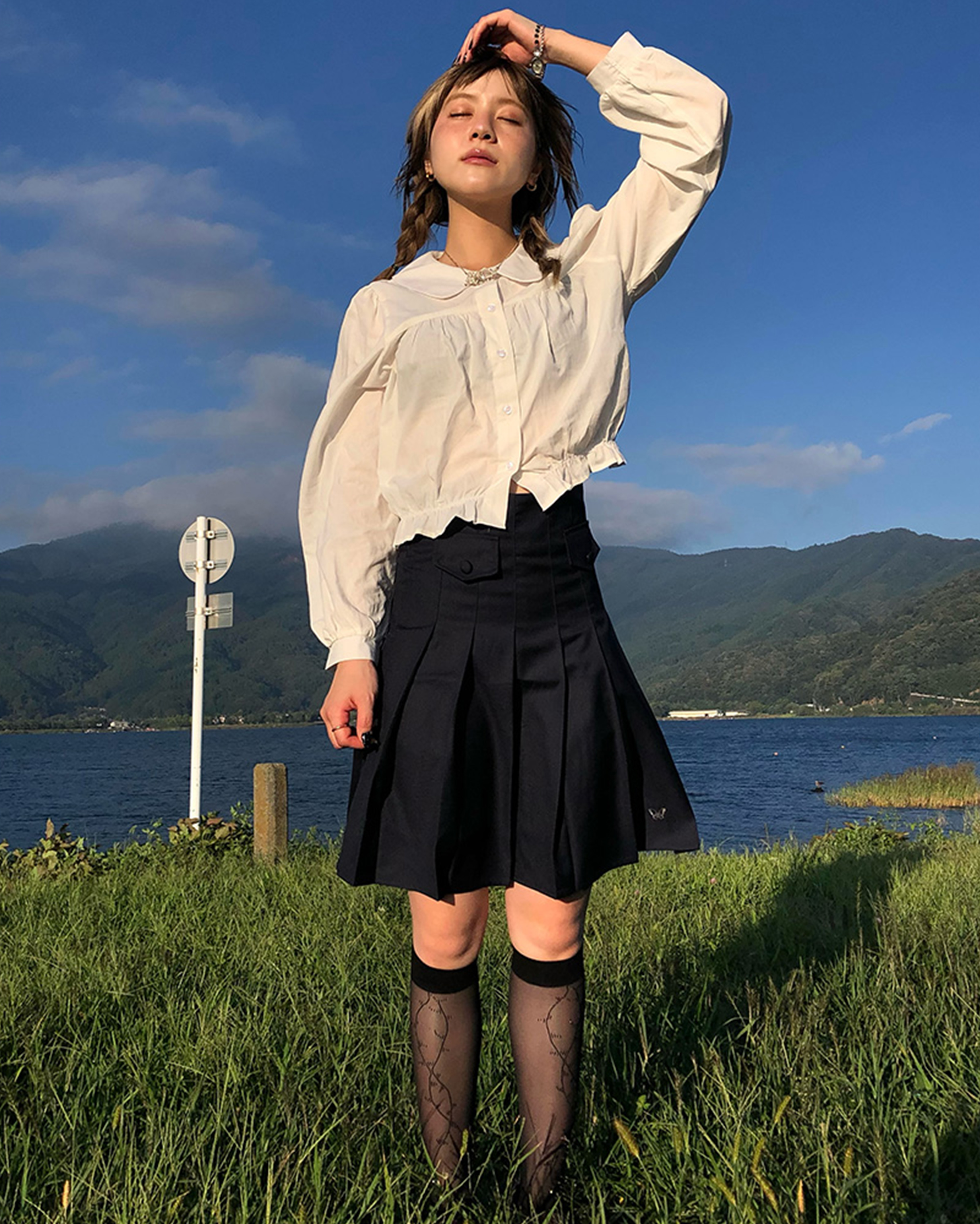 nugu ヌグ　haku ハク　ドットミニフレアスカートパンツ ドットミニフレアスカートパンツ | ファッション通販サイト NUGU