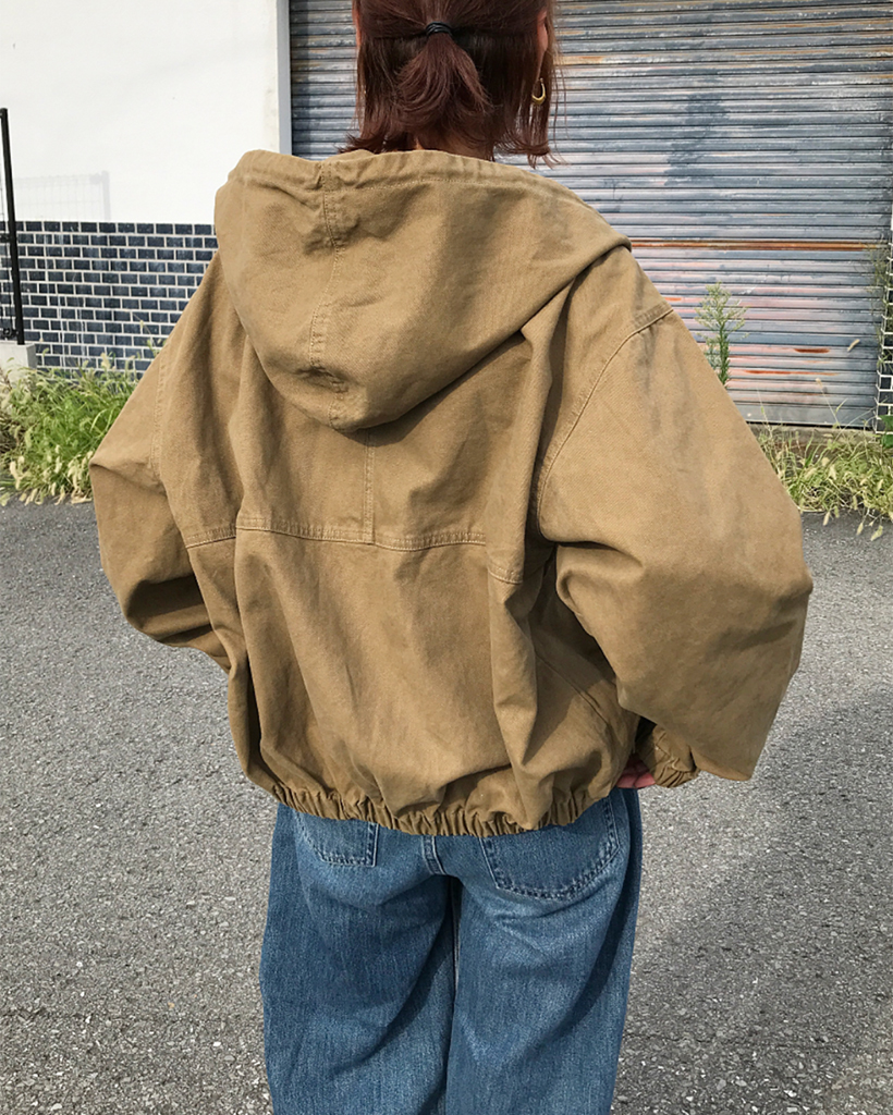 archivio フード付きベージュジャケット 38 M 新品・未使用 フードジャンパージャケット | ファッション通販サイト NUGU