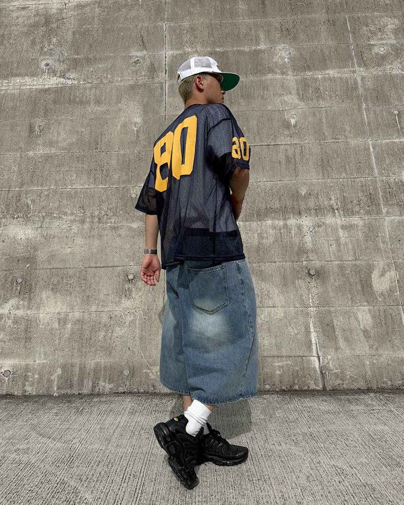 ナンバーメッシュ半袖Tシャツ | ファッション通販サイト NUGU