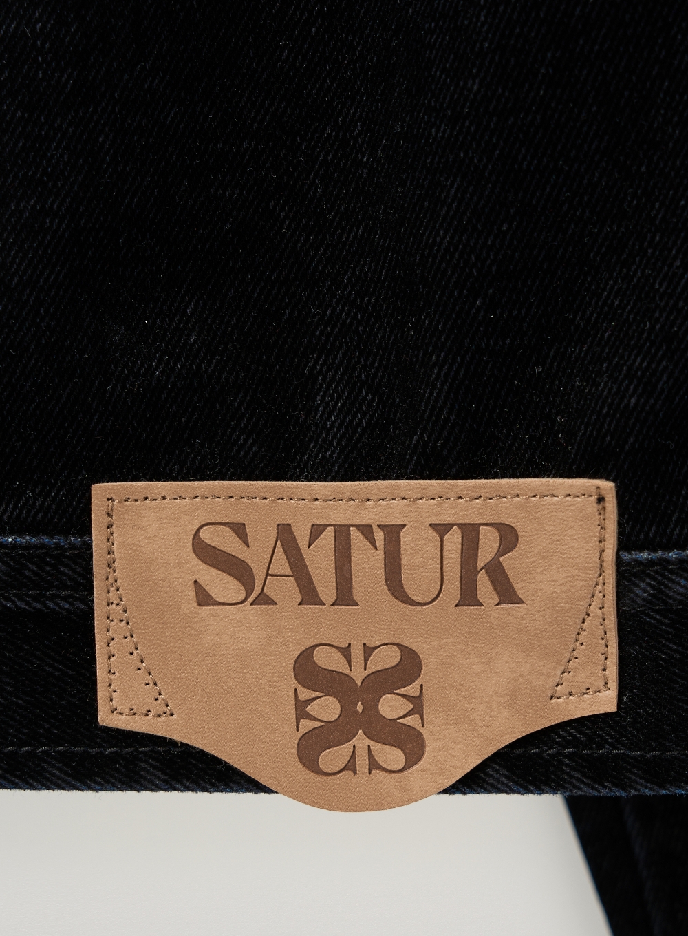 SATUR】 SYMBOL BROOCH DENIM セットアップ W) Symbol Brooch Velvet